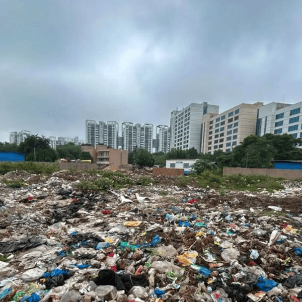 Cities buried in trash